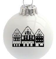 Christbaumkugeln Weihnachtsbaum Dekoration "Römer" (weiß glänzend)