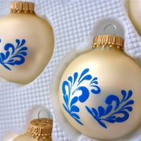 Weihnachtskugel Bembelschwung