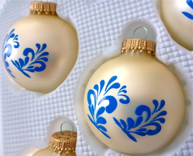 Weihnachtskugel Bembelschwung