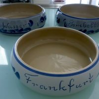 Schüsselchen und Dippe "Frankfurt Schüssel"