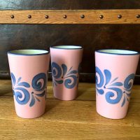 Hessische Apfelweinbecher in rosa