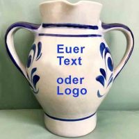 Bembel mit Logo oder Text #Wunschbembel