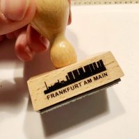 Frankfurt Skyline Stempel #StempelFFM