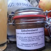 Apfelwein Senf sauergespritzt