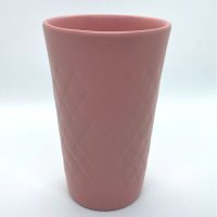 Rosa Becher - Diva Apfelweinbecher Geripptes