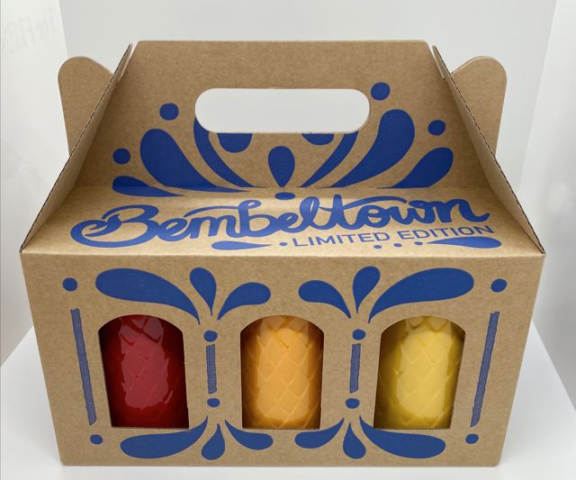 6-Pack Geschenkbox - Gerippte in Farbe