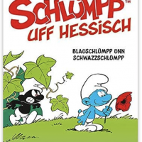 Schlümpp uff Hessisch: Blauschlümpp unn Schwazzschlümpp: Die Schlümpfe Mundart 1 bei uns im #BembelShop #Frankfurtladen #Buchshop
