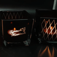 Schwarzes Teelicht #BembelShop