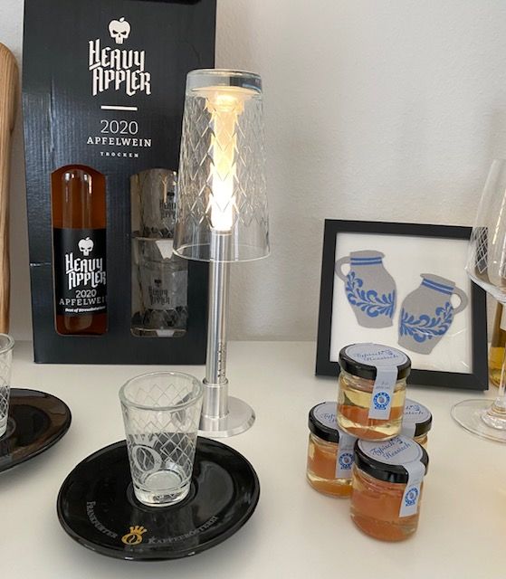 Geripptes Licht LED-Lampe #Hessich