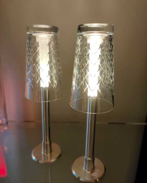 Geripptes Licht LED-Lampe #Hessich