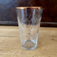 Apfelweingläser mit Goldrand bei Bembeltown #Gerippte