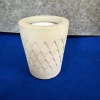 Geripptes Teelicht - Bembeltown Wohndesign in Frankfurt