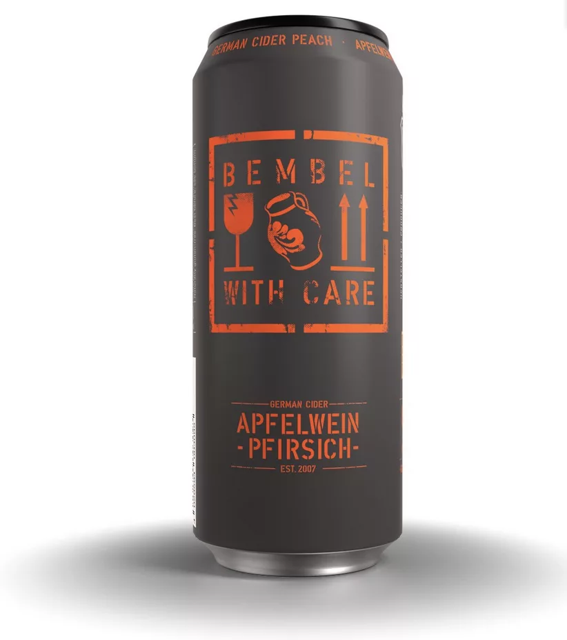 Apfelwein-Pfirsich Dose 0,5L