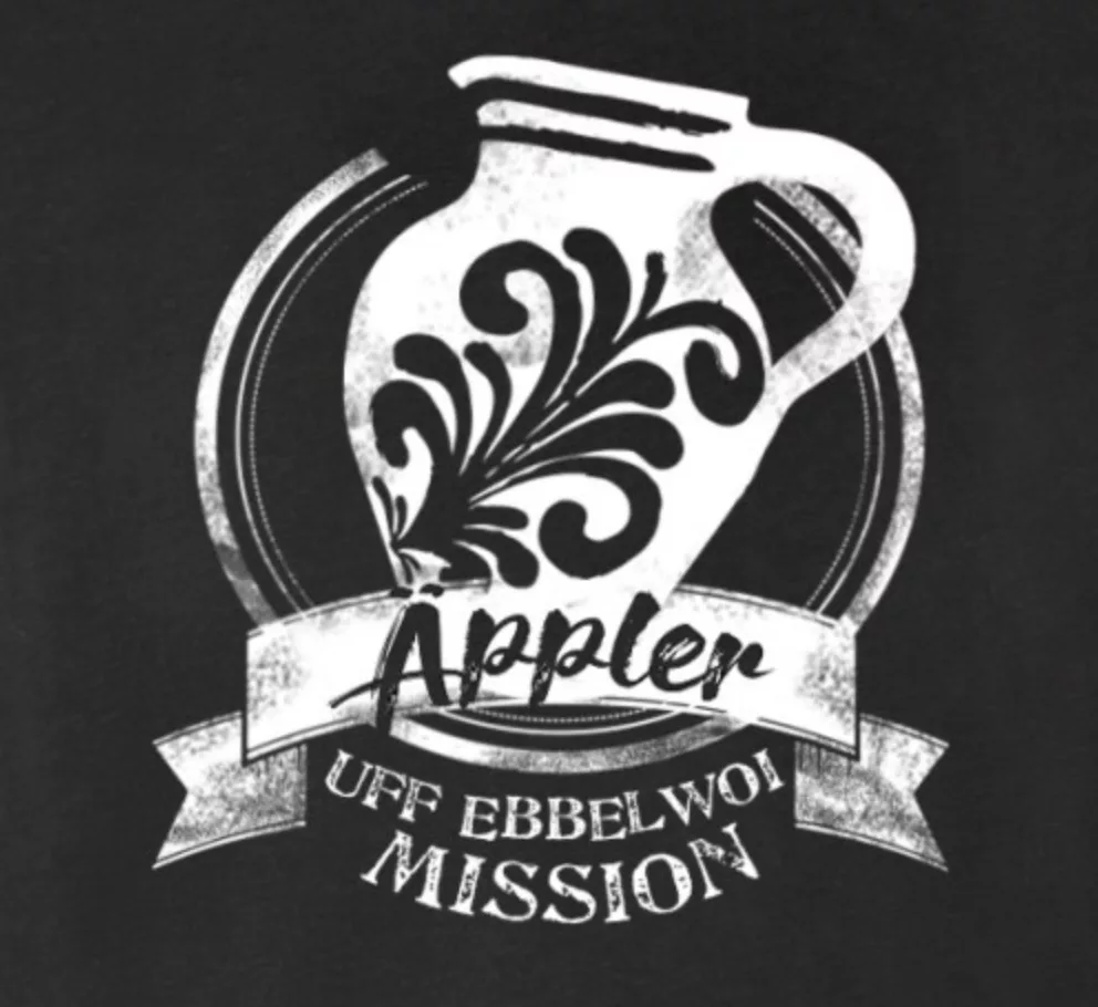 Äppler Shirt - uff Ebbelwoi Mission - Bembeltown Shirt Shop Frankfurt