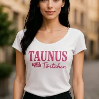 Taunus Törtchen T-Shirt in Weiß by #PeterKunz