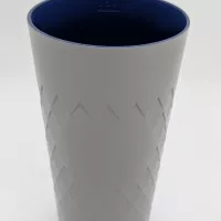 0,5L Gerippte in Grau-Blau - Bembeltown Edition